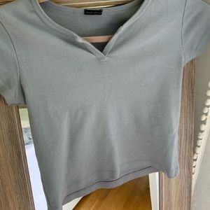 brandy melville lavender crop top